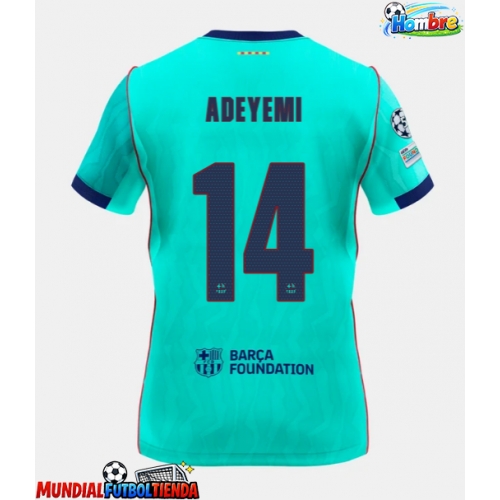 Camiseta Barcelona Karim Adeyemi #14 Tercera Equipación Replica 2026-27 mangas cortas